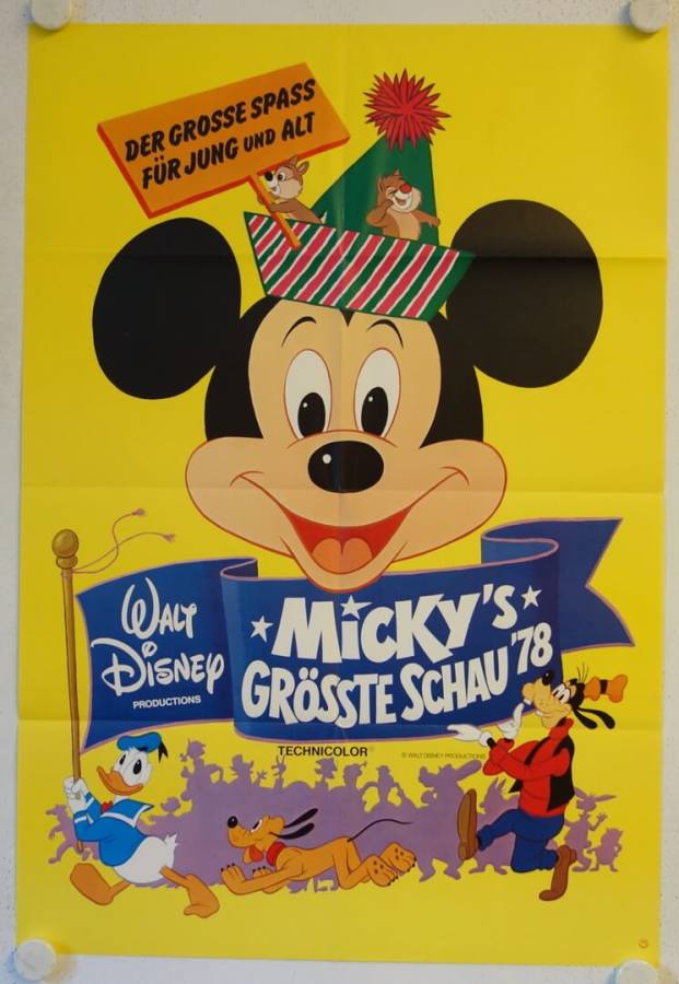 Mickys größte Schau originales deutsches Filmplakat